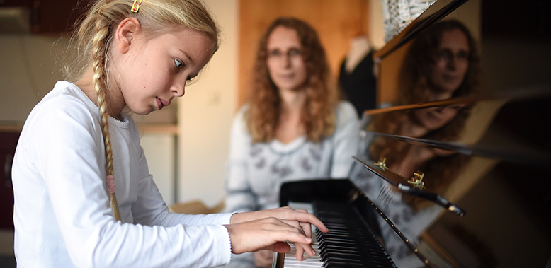 Musikunterricht an der Musikschule