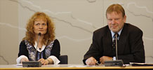 Pressekonferenz in der Staatskanzlei