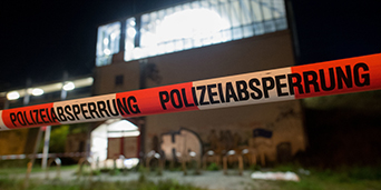 Polizeiabsperrung/