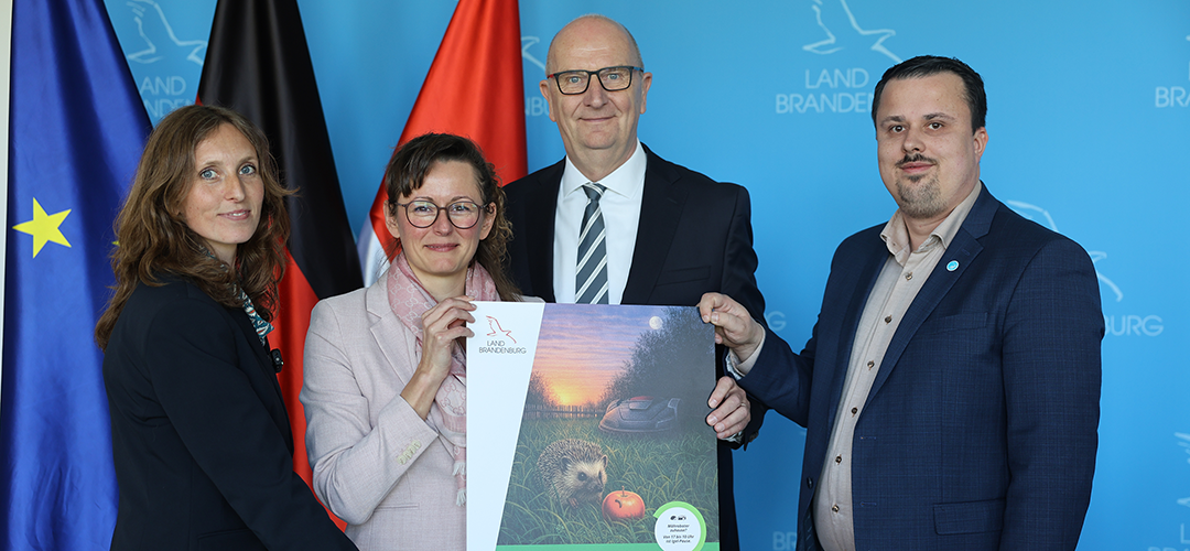 Ministerpräsident Dr. Woidke mit Oliver Lange Hanka Mittelstädt und Dr. Anne Zinke