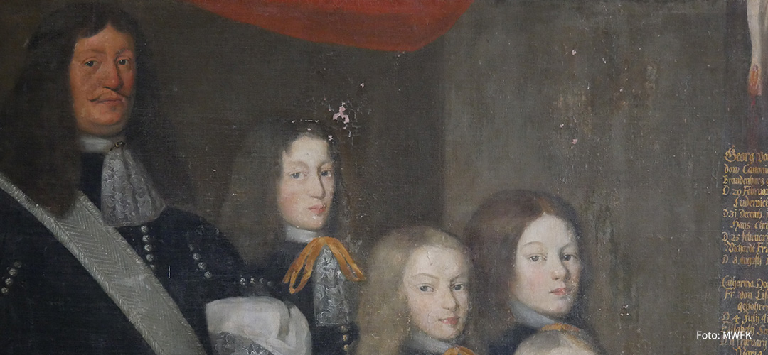 Familiengemälde in der Dorfkirche Wagenitz