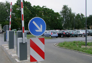 Foto: Schranke am Parkplatz Foto: Schranke am Parkplatz