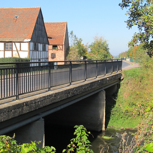 Foto: Brücke über die neue Welse (Kronheide)