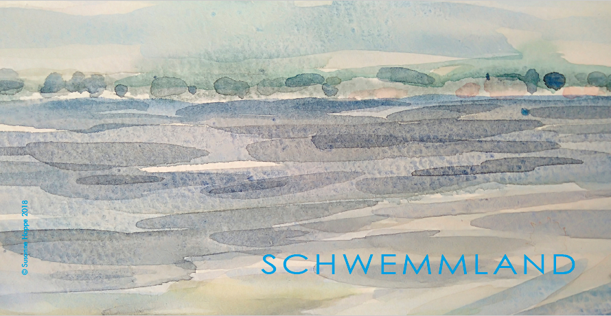 Aquarell: Schwemmland Aquarell: Schwemmland