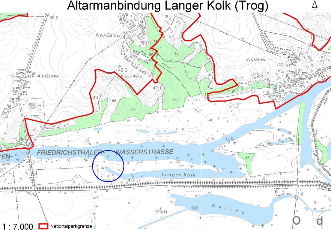 Karte mit Markierung Karte mit Markierung