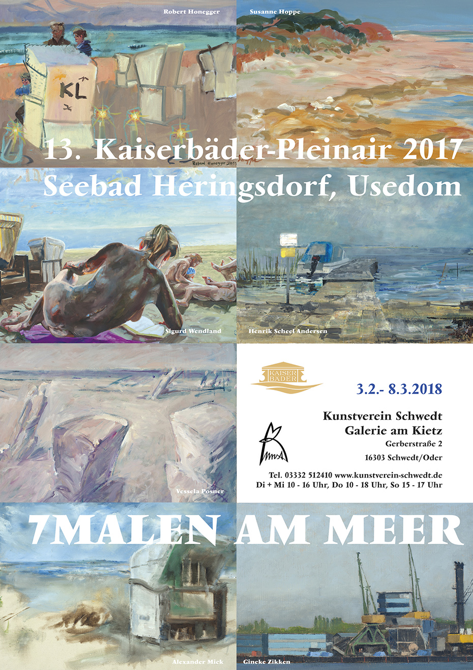 Plakat mit 7 Arbeiten Plakat mit 7 Arbeiten