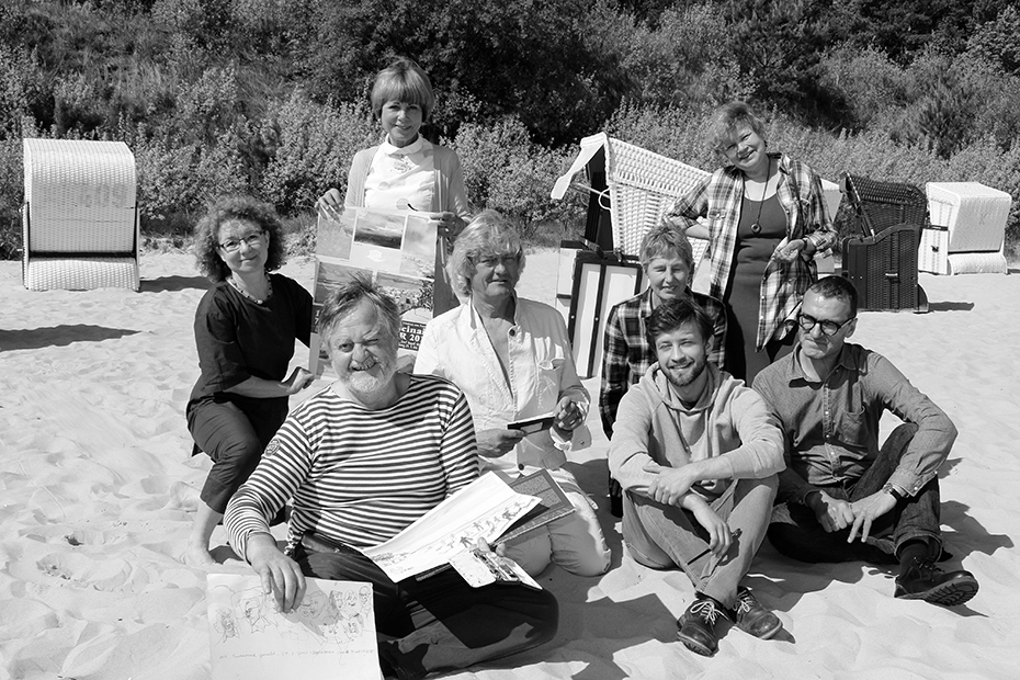 Gruppenfoto am Strand Gruppenfoto am Strand