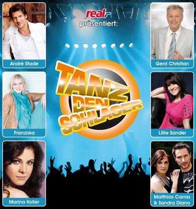 Das Plakat zeigt die auftretenden Schlagerstars der Show Das Plakat zeigt die auftretenden Schlagerstars der Show