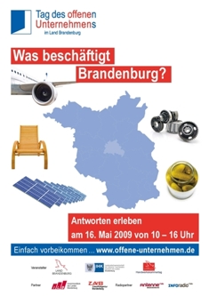 Plakat zum 2. Tag des offenen Unternehmens Plakat zum 2. Tag des offenen Unternehmens