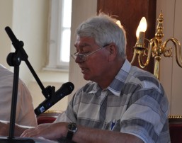 Foto: Klaus Auerswald bei der Lesung Foto: Klaus Auerswald bei der Lesung