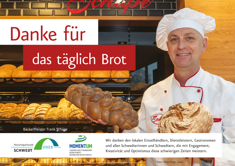 Plakat „Danke für das täglich Brot“ Plakat „Danke für das täglich Brot“