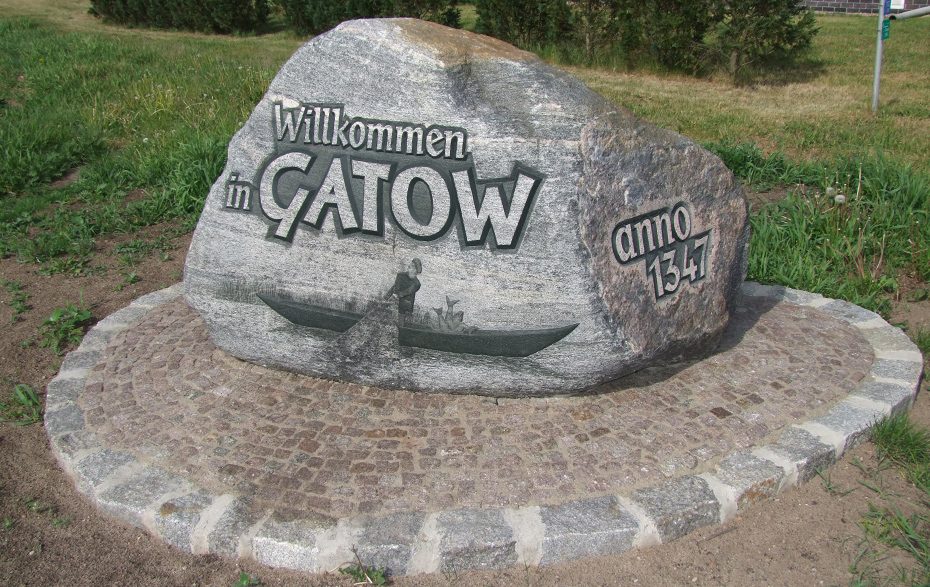 Foto: Ortsstein Gatow