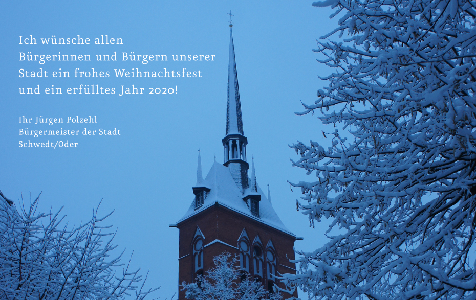 Winterfoto mit Weihnachtsgruß Winterfoto mit Weihnachtsgruß