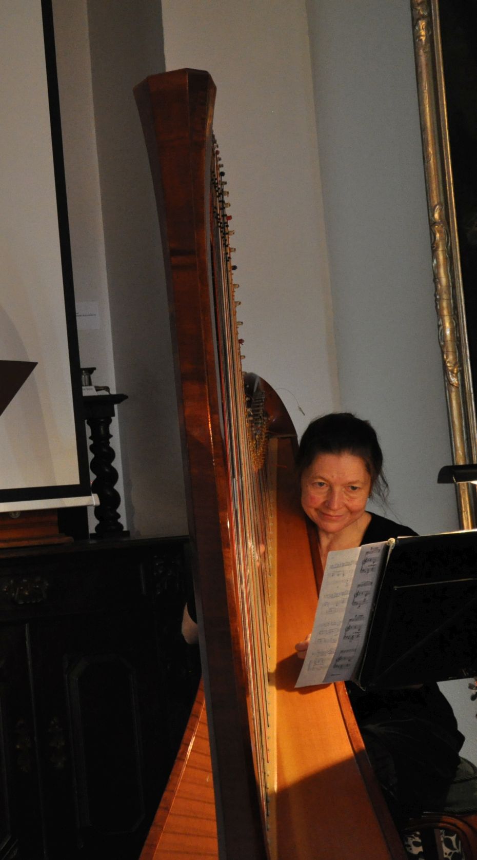 Frau mit Instrument Frau mit Instrument