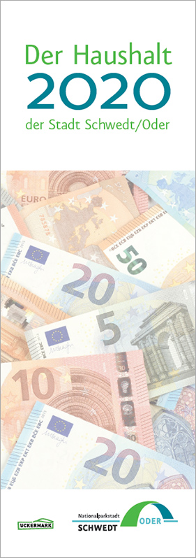 Titelbild des Faltblattes „Haushalt 2020“ Titelbild des Faltblattes „Haushalt 2020“