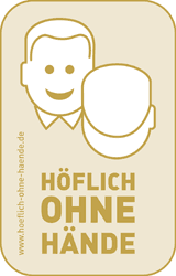 Logo Höflich ohne Hände Logo Höflich ohne Hände