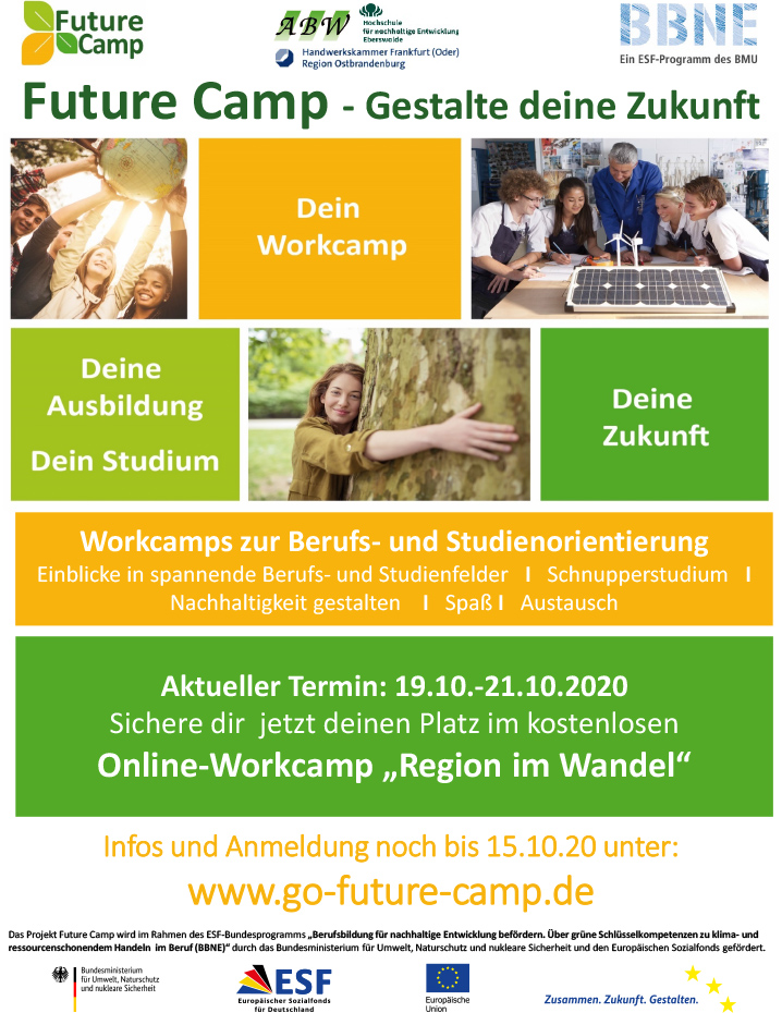 Plakat: Fotos, farbige Textfelder, Logos Plakat: Fotos, farbige Textfelder, Logos
