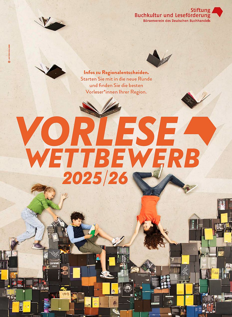 Plakat zum Bundesweiten Vorlesewettbewerb 2026 Plakat zum Bundesweiten Vorlesewettbewerb 2026