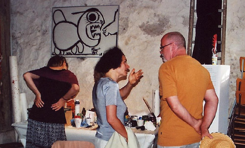 Installation von Rainer Wieczorek Foto: Installation von Rainer Wieczorek