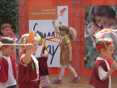 Foto: Kindergruppe tanzt im Oder-Center Foto: Kindergruppe tanzt im Oder-Center