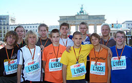 Das Schwedter Team beim Mini-Marathon Das Schwedter Team beim Mini-Marathon