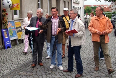 Foto: Beim Stadtrundgang Foto: Beim Stadtrundgang