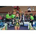 Foto: Sportlerin nach ihrem erfolgreichen Einsatz