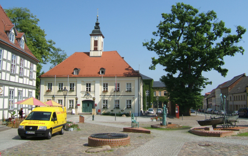 Foto: Das Rathaus von Angermünde