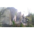 Brand Gartenlaube