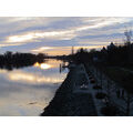 Foto vom 5. Januar 2013: Spiegelung der Sonne im Kanal Foto vom 5. Januar 2013: Spiegelung der Sonne im Kanal