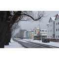 Foto vom 4. Februar 2018: winterliche Straße