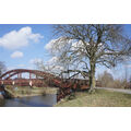 Foto vom 2. April 2018: Schöpfwerkbrücke im Sonnenschein