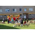Foto: Bastelstand und Springburg