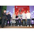 Foto: geehrte Sportler auf der Bühne