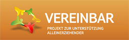 Logo Vereinbar Logo Vereinbar, Projekt zur Unterstützung Alleinerziehender