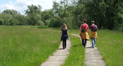 Foto: Wanderer im Nationalpark Foto: Wanderer im Nationalpark