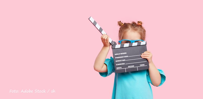 Kind mit Filmklappe, Foto: Adobe Stock / sh