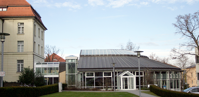 Kantine am Standort der ehemaligen Turnhalle